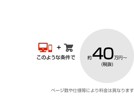ネットショップ作成料金